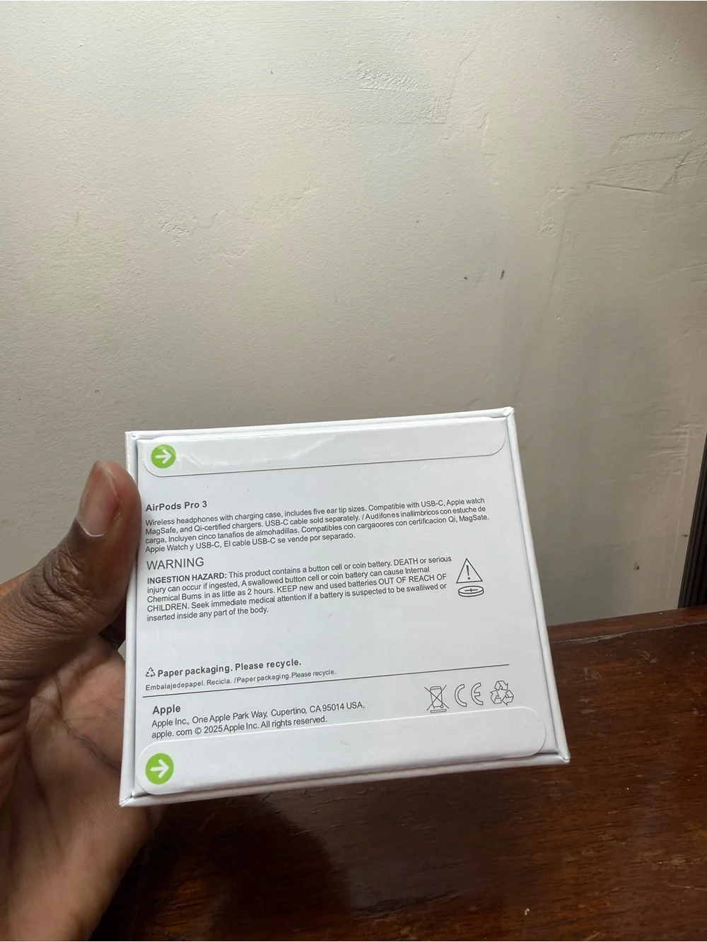 Apple AirPods Pro3 Wireless Earbuds — White